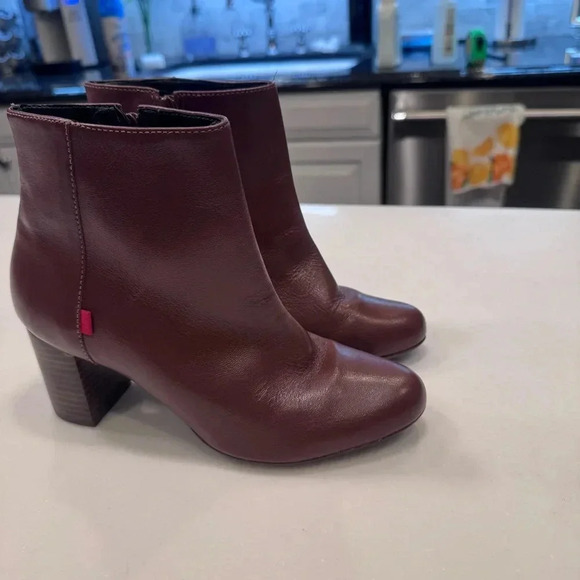 NEW! Marc Joseph New York Charles St Bootie Leather Ankle Boots Size 6.5 Brown - Picture 1 of 9